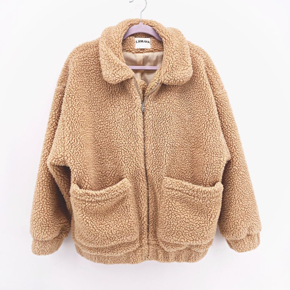 I.AM.GIA Pixie Oversized Teddy Jacket